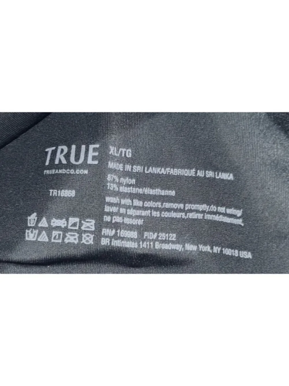 NWT True & Co. True Everybody Women's XL Adjustable Strap Triangle Bra MSRP $22.